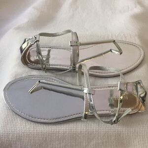 Forever 21 Silver Sandals